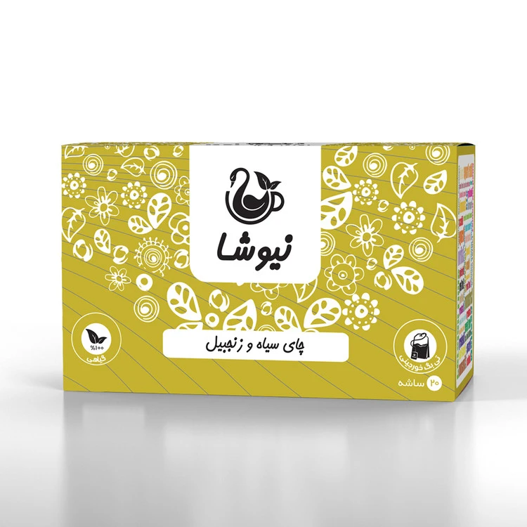 چای سیاه و زنجبیل کیسه ای 20 عددی