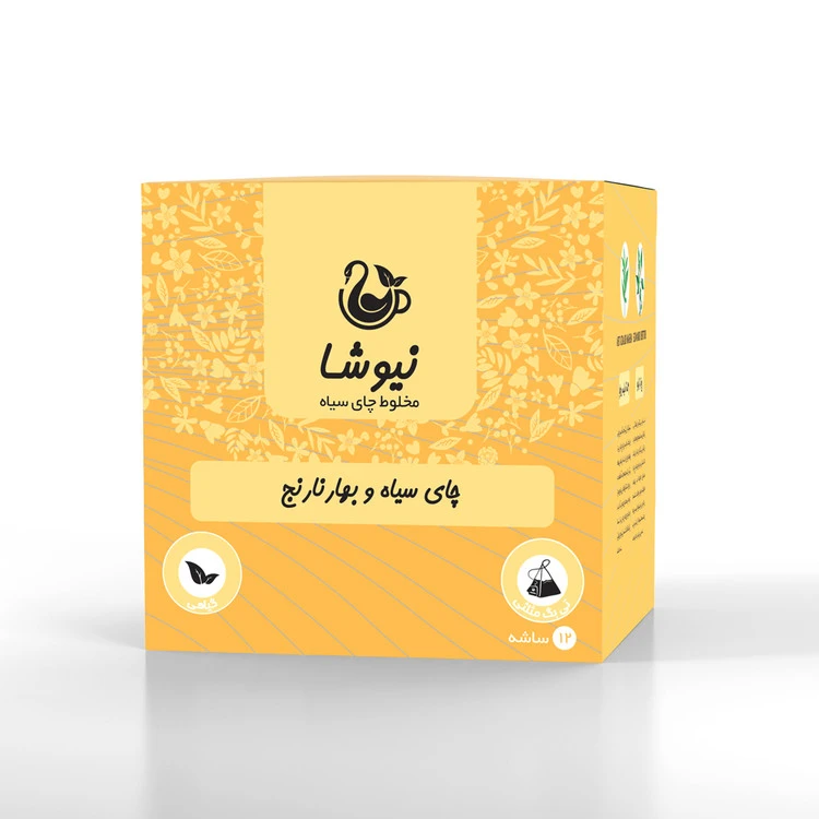 چای سیاه وبهار نارنج