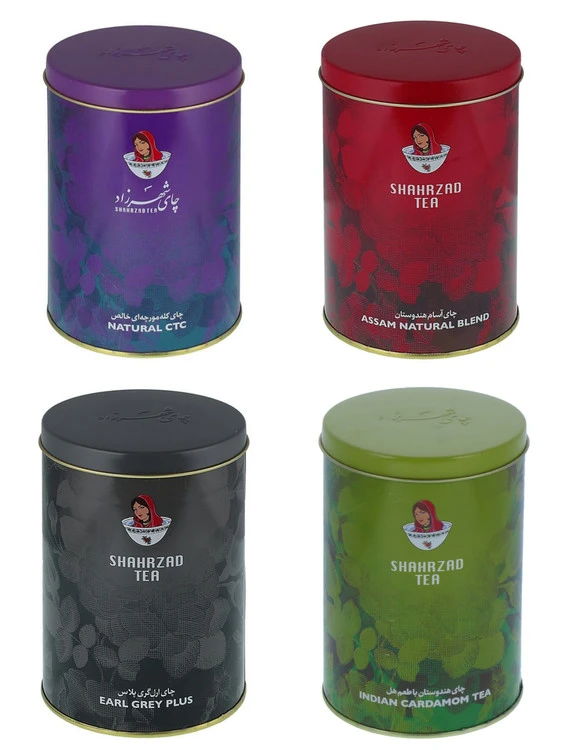 چای شهرزاد قوطی فلزی