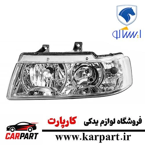 چراغ جلو ایساکو سمند LX سمت چپ