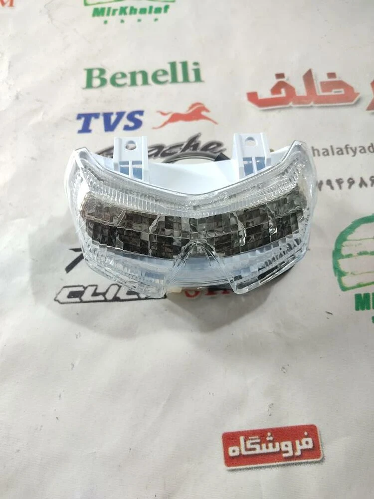 چراغ خطر عقب کامل موتور اپاچی 200 اصلی