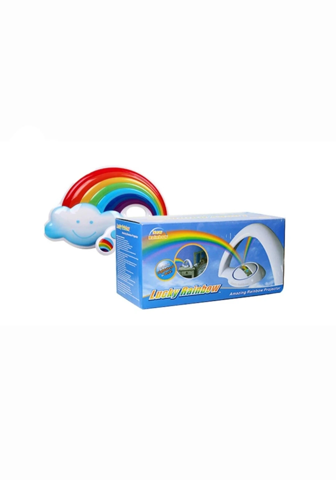 چراغ خواب رنگین کمانی کودک مدل Lucky Rainbow
