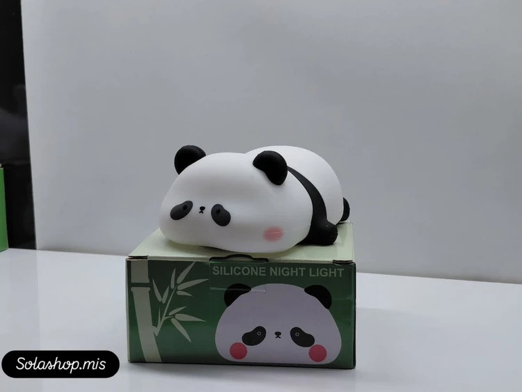 چراغ خواب سیلیکونی طرح پاندا