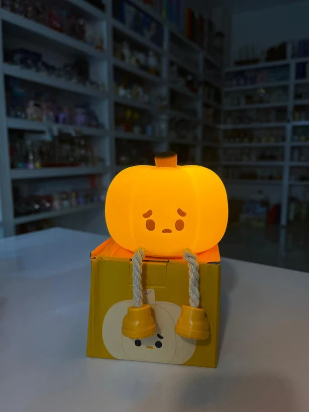 چراغ خواب سیلیکونی مدل کدو