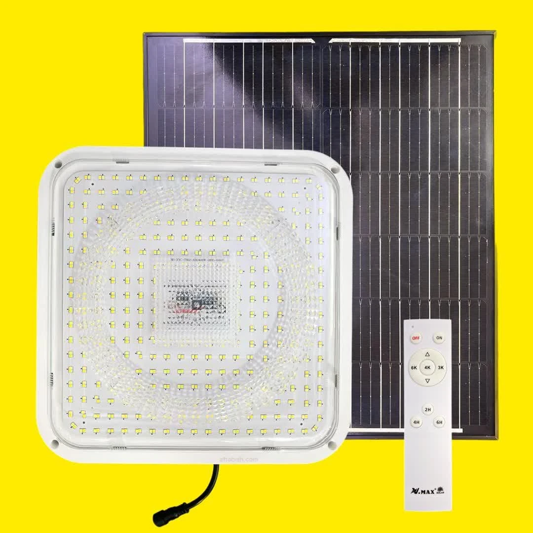 چراغ خورشیدی سقفی ۳۲۰ وات مربعی برند ویمکس مدل V-SCL08-S320