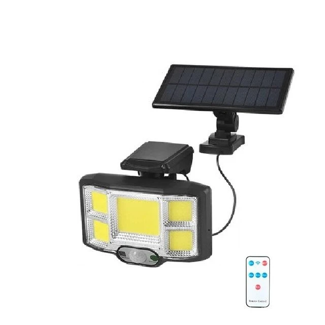 چراغ خورشیدی سنسوردار با پنل جدا مدل JD-2168B-A