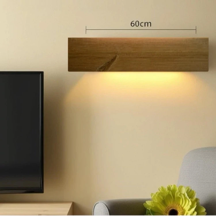 چراغ دیواری تمام چوبی LED قابل تعویض HL60