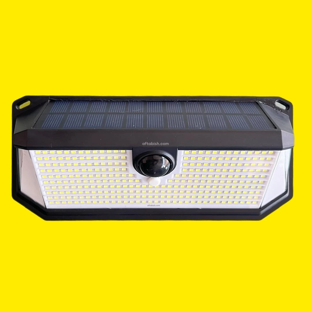 چراغ دیواری خورشیدی دیوارکوب ضد آب مودی MODI مدل IR-MD7110-P