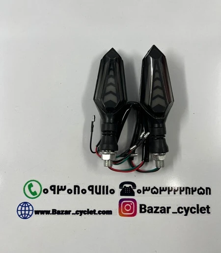 چراغ راهنما اسپرت LED مناسب برای تمام موتور سیکلت ها جفتی