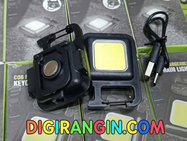 چراغ شارژی و اضطراری جاکلیدی مدل COB (Keychain Light)