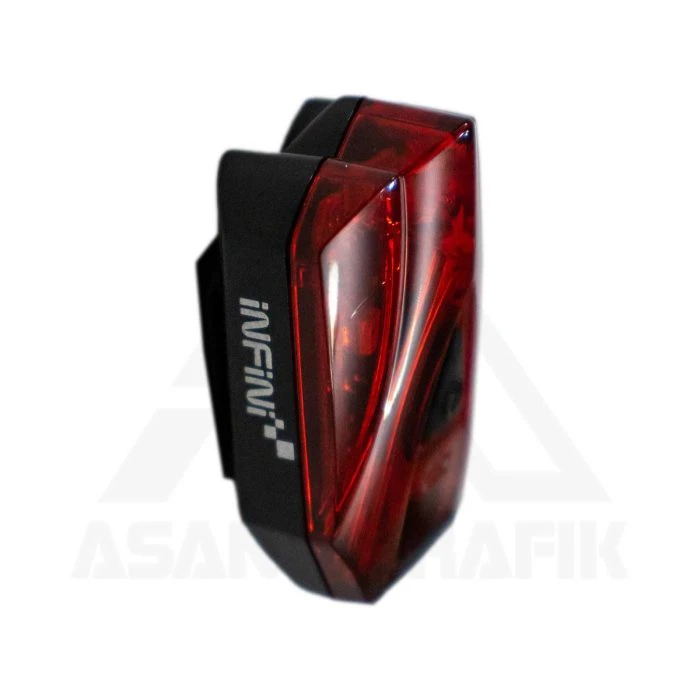 چراغ عقب دوچرخه اینفینی شارژی مدل I-260R LAVA