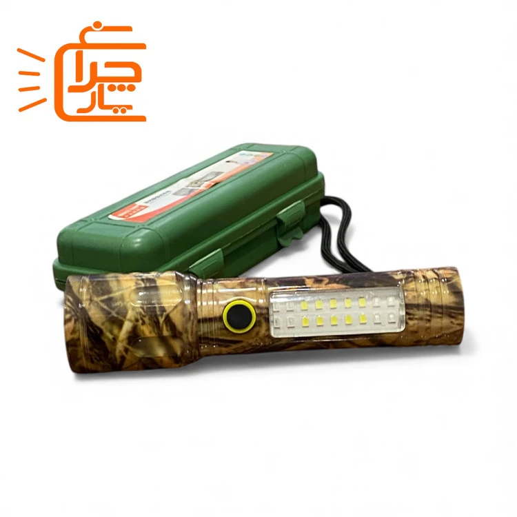 چراغ قوه تاکتیکال (اصلی) اسمال سان ZY-536 با جعبه و کابل شارژ type-c