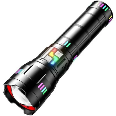 چراغ‌قوه حرفه‌ای RUILANG مدل RL-G02-A — 50W، لومن5000، بدنه آلومینیومی اصل اورجینال