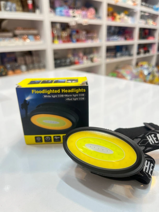 چراغ قوه و هدلایت FLOODLIGHTED HEADLIGHTS