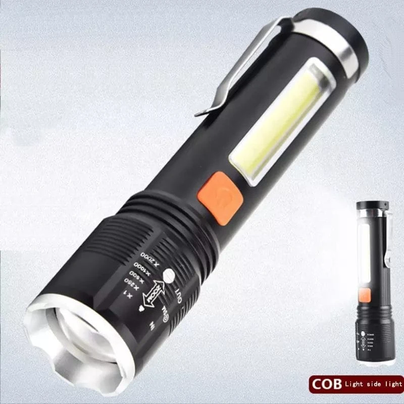 چراغ قوه پلیسی زوم دار طرح ML POLICE 50000W قوی و سبک