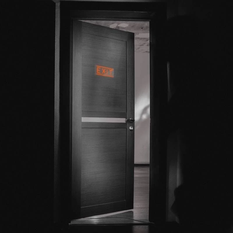 چراغ نئونی دیواری آرن تیم مدل Exit