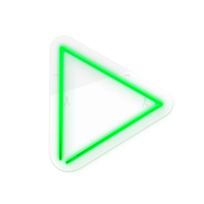 چراغ نئونی دیواری طرح play 