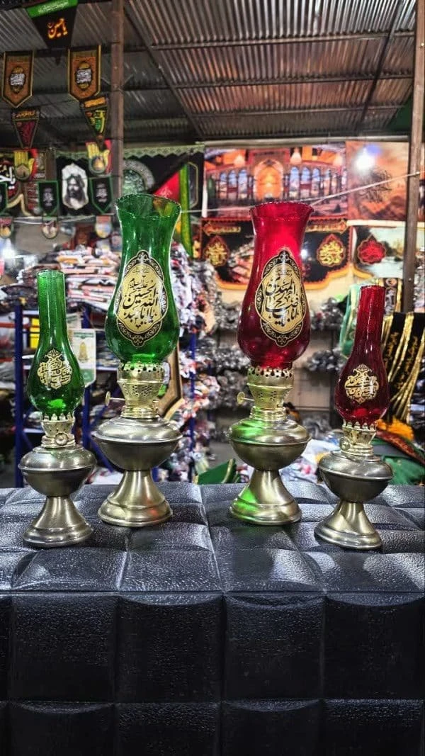 چراغ نفتی فلزی 45 سانتی – سنتی و مقاوم | مناسب دکور و نورپردازی کلاسیک