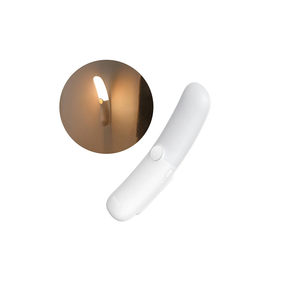 چراغ هوشمند بیسوس مدل Baseus Crescent Moon Human Body Induction NIGHT LIGHT DGDG000102