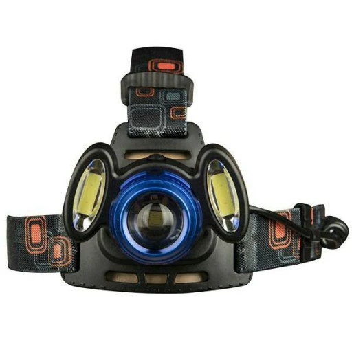 چراغ پیشانی هدلایت rotary zoom سه لامپ