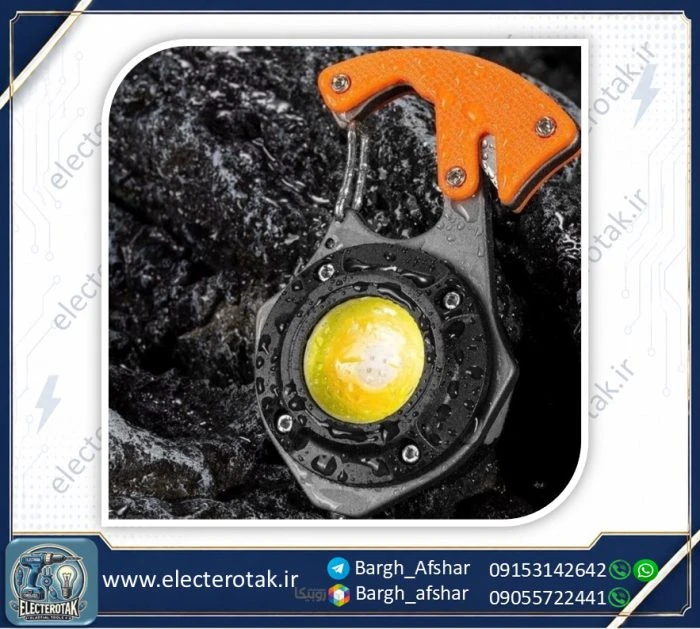 چراغ کمپینگ مدل شارژی همه کاره فندک دار COB مدل 71