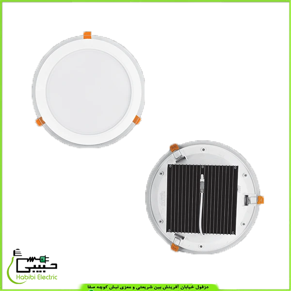 چراغ گلاریس 18 وات دایره ای