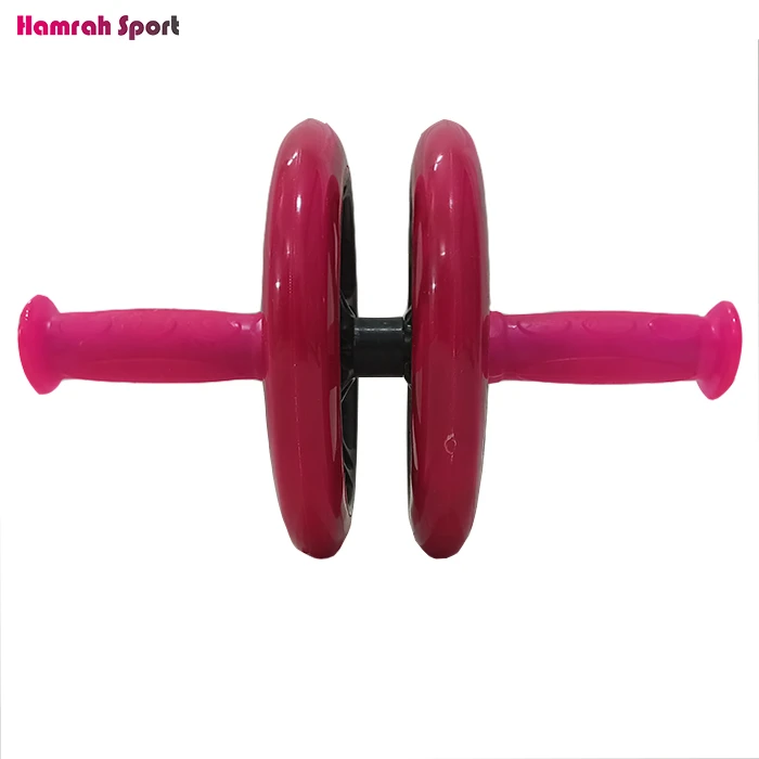 چرخ تمرین شکم دوبل exercise wheel - چرخ ژله ای بزرگ