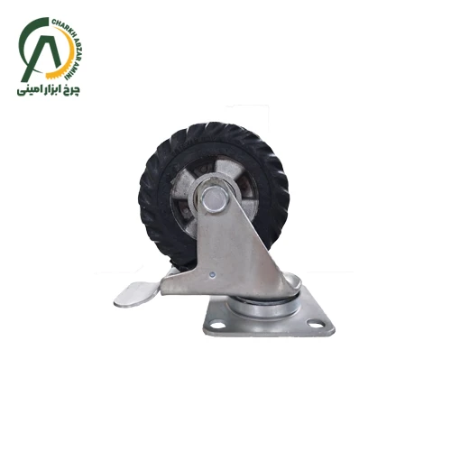 چرخ دایکاست EN گردان ترمزدار قطر 75 میلی متر