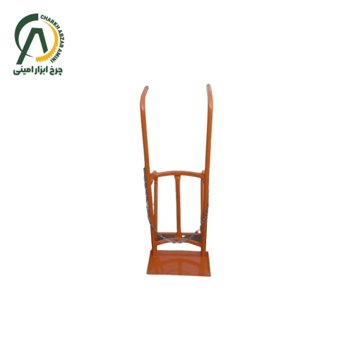 چرخ دستی بشکه بر لوله سنگین بدون چرخ