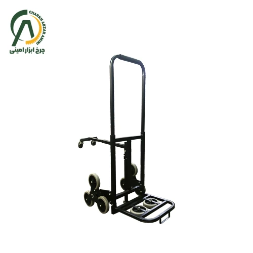 چرخ دستی تاشو پله رو با پایه چرخ دار کمکی مدل HC-23