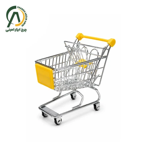 چرخ دستی (سبد) فروشگاهی کوچک تبلیغاتی