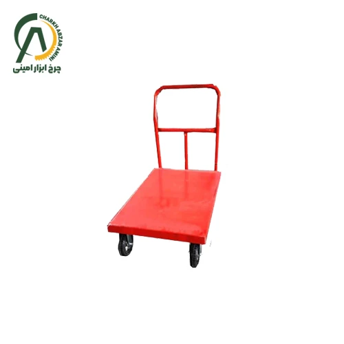 چرخ دستی چهار چرخ بدون حفاظ لوله سنگین با چرخ درجه یک 600*900 میلی متر