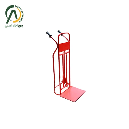 چرخ دستی کارتن بر لوله سنگین بدون چرخ
