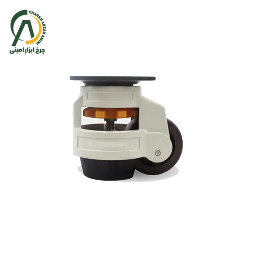 چرخ صنعتی جک استاپ گردان قطر 40 میلی متر