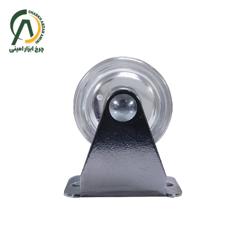 چرخ لوکس چمدانی شیشه ای ثابت قطر 30 میلی متر