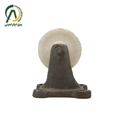 چرخ چدن ریز تفلون بوشی ثابت قطر 75 میلی متر