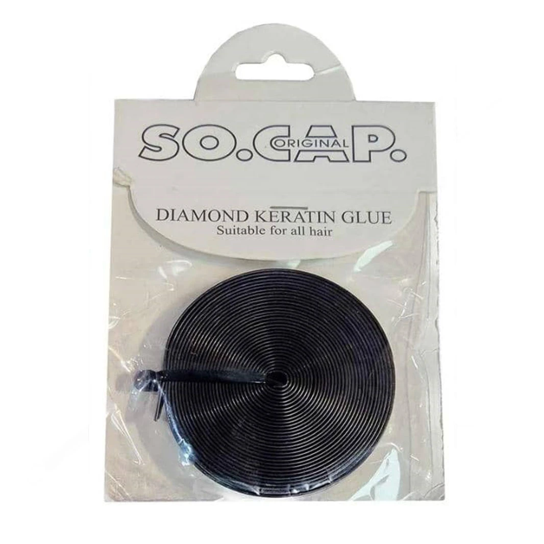 چسب اکستنشن کراتین رولی مشکی سوکپ 3 متری Socap
