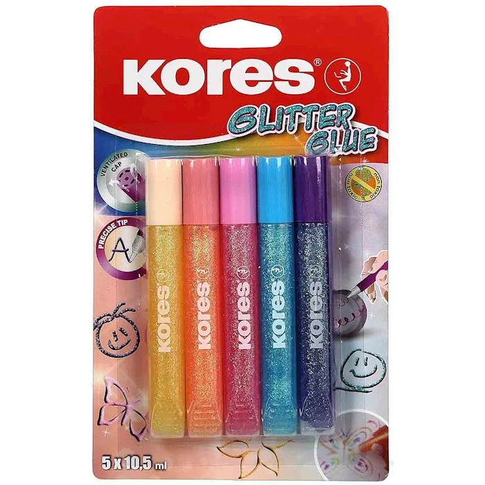 چسب اکلیلی مدل فانتزی بسته ۵عددی kores