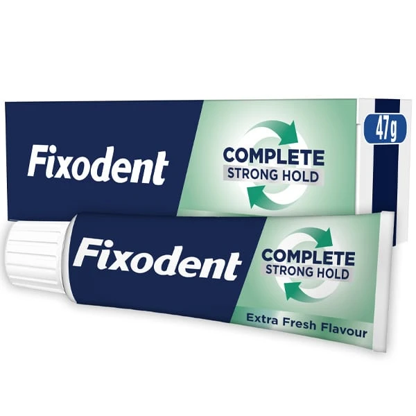 چسب دندان مصنوعی فیکسودنت Fixodent رایحه نعنایی 47 گرم اصل و اورجینال