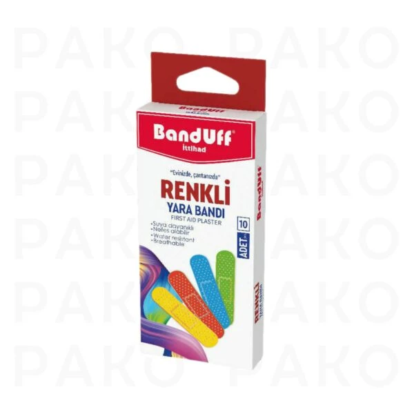 چسب زخم بندوف رنگی 10 عدد banduff renkli