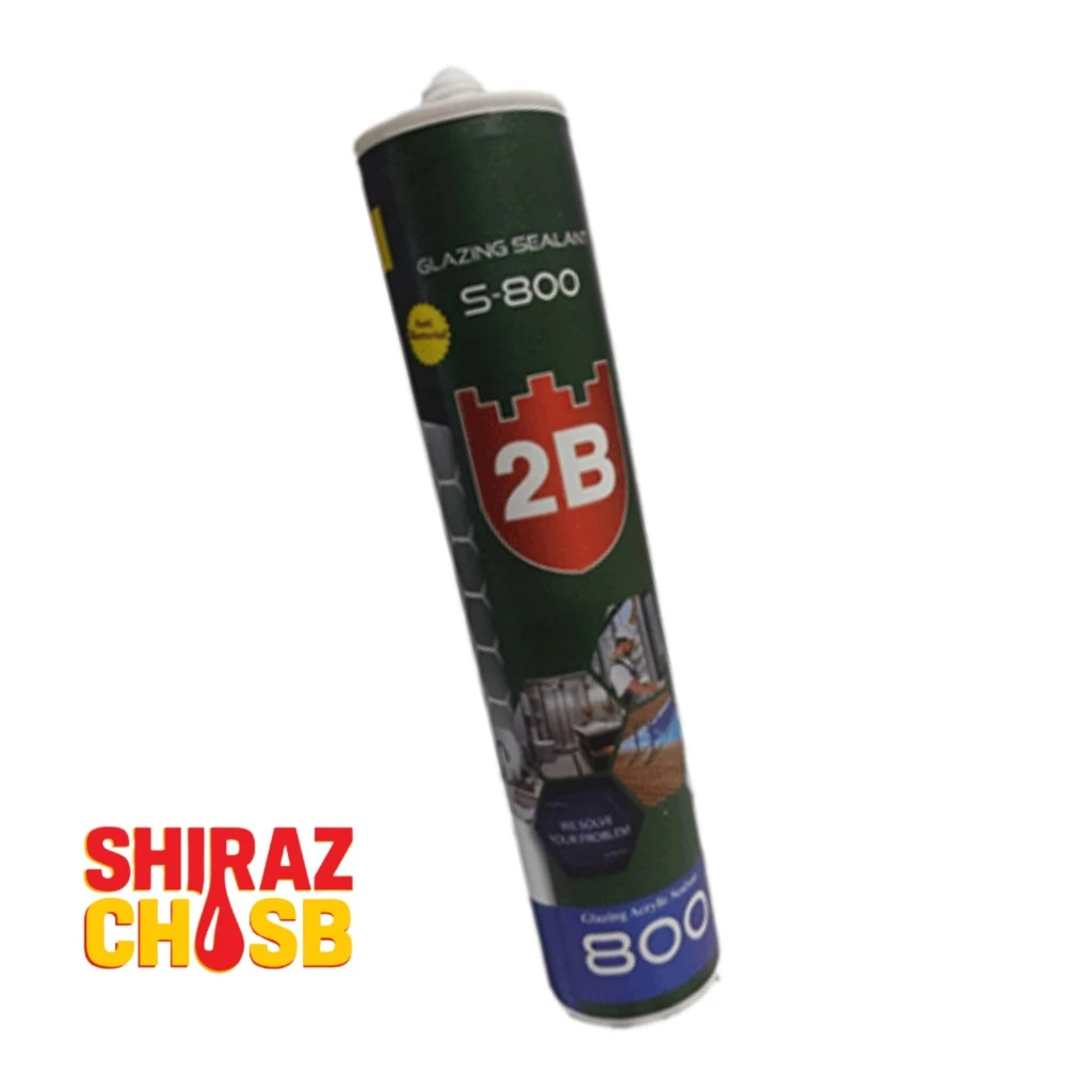 چسب سیلیکون مشکی 280 گرمی برند S800