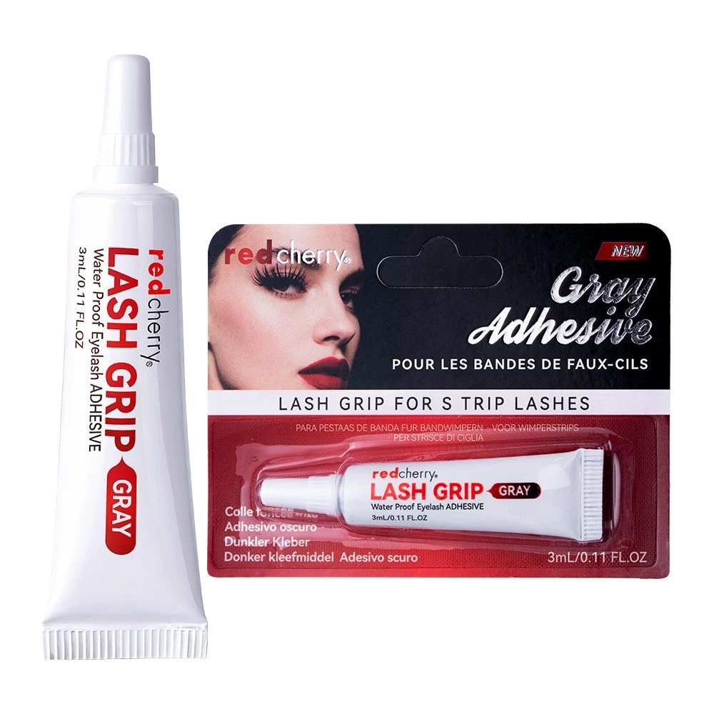 چسب مژه تیوپی طوسی ردچری red cherry حجم (3ml)