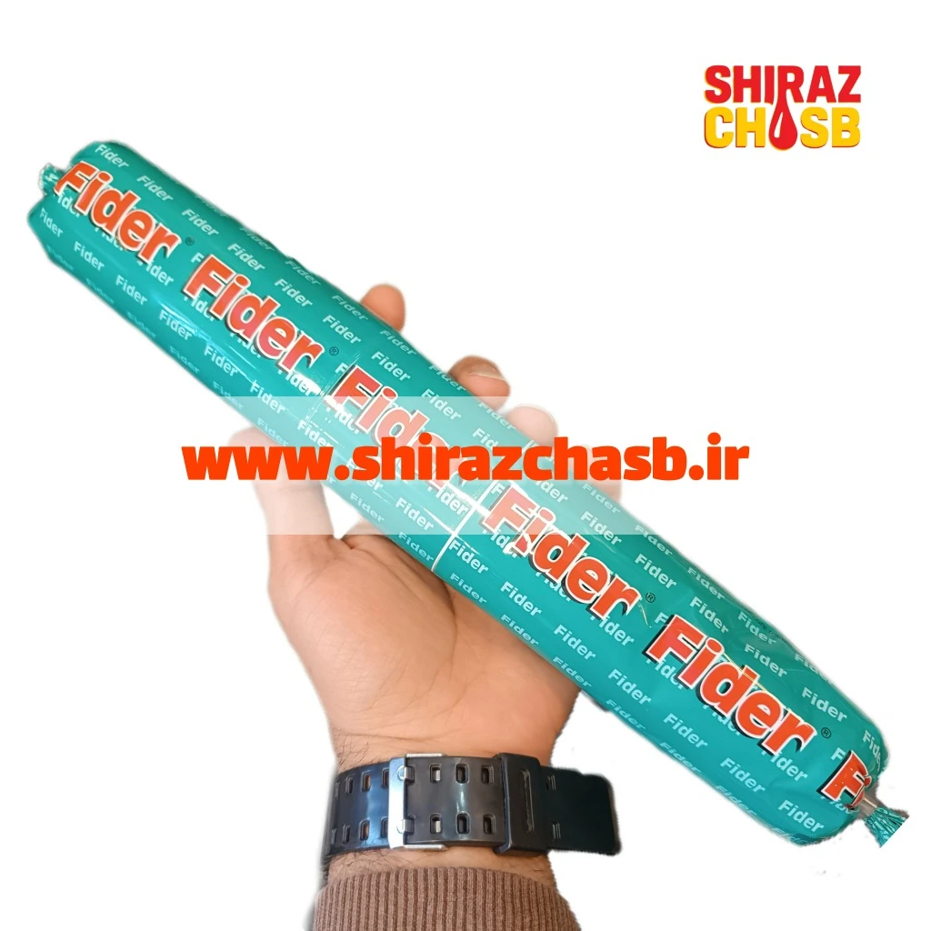 چسب پلی اورتان مشکی سوسیسی فیدر وزن 800 گرم