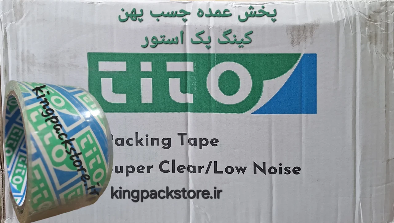 چسب پهن بی صدا Tito کارتن ۶۰ حلقه‌ای