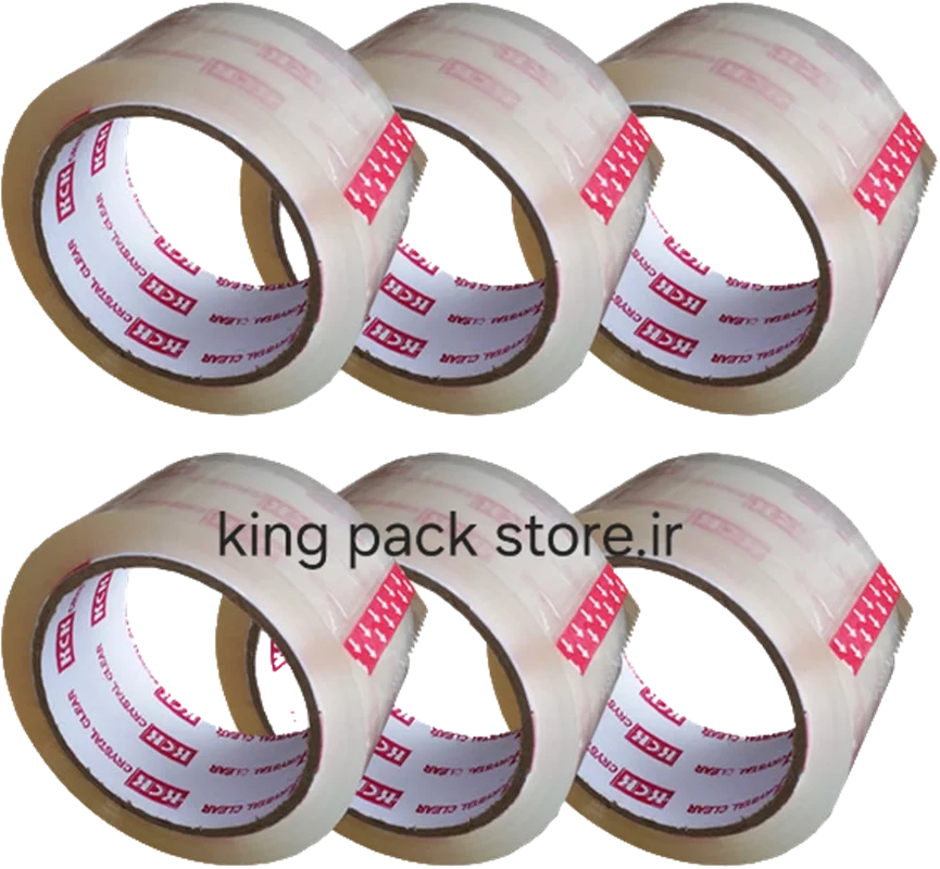 چسب پهن کی سی کی ۹۰ یاردی kck بسته ۶ عددی