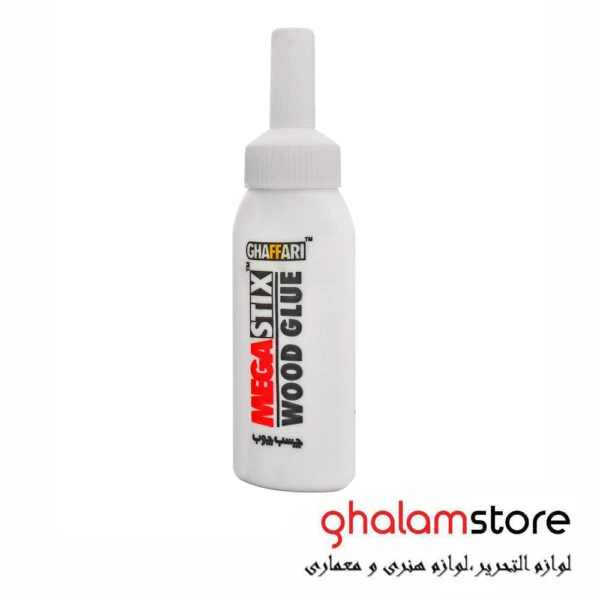 چسب چوب غفاری مدل شفاف حجم 100 گرمی