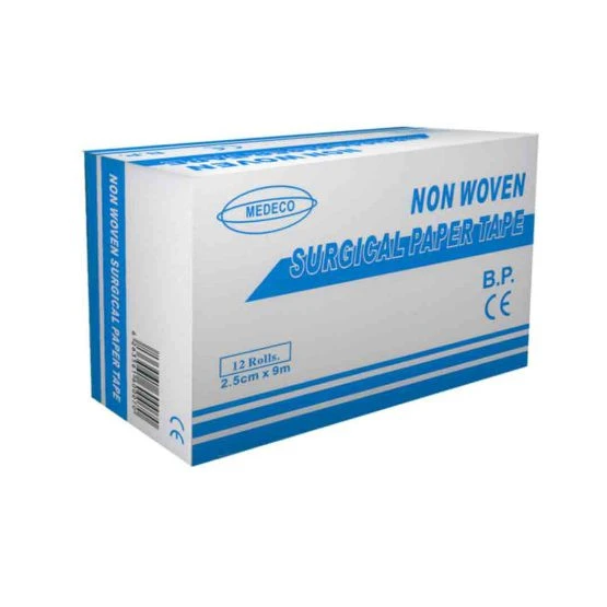 چسب کاغذی ضد حساسیت ۲٫۵ سانتی متری،NONWOVEN، هردانه