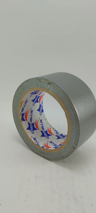 چسب ۵ سانتی برزنتی مرغوب رنگ طوسی برند STAR BLUE