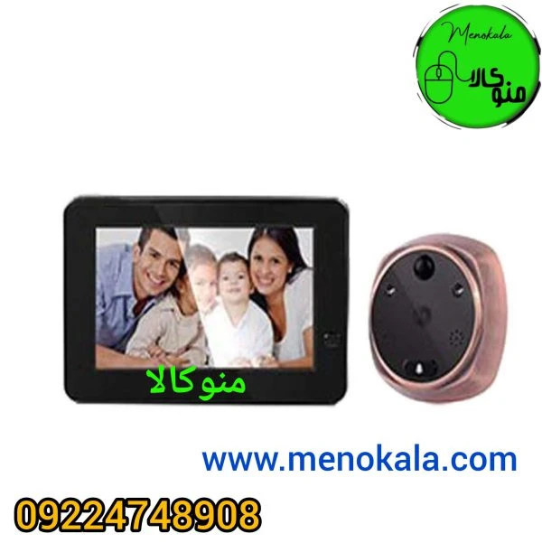 چشمی دیجیتال KR06 WiFi اصل | چشمی هوشمند با مکالمه دوطرفه و ذخیره‌سازی رم