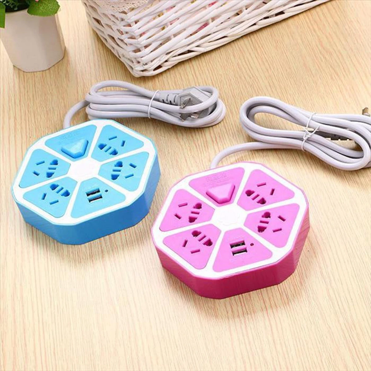 چند راهی برق وشارژ usb